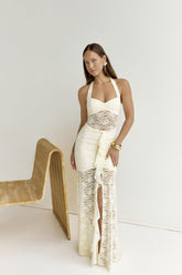 Annika Maxi Dress Lemon