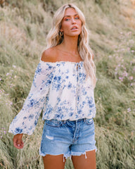 Discovery Floral Off The Shoulder Blouse