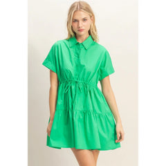 Riviera Cinch Shirt Dress