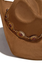 Dolly Western Cowgirl Hat - Tan