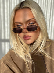 Coast To Coast Sunglasses Gold / Black
