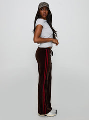 Belita Trouser Brown / Red
